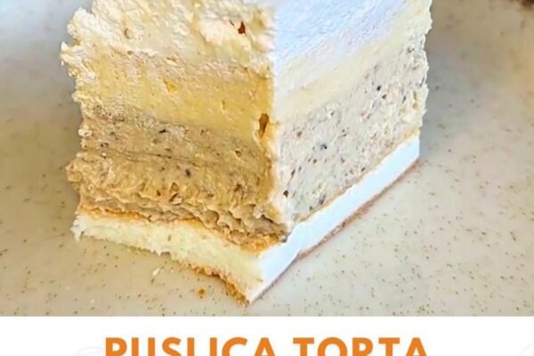 Puslica torta – Neodoljiva senzacija s orasima i kremom od vanilije