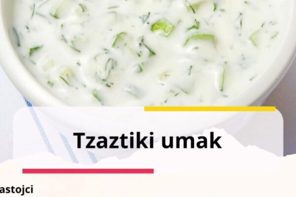 Recept: 🔹 Sastojci: • 1 krastavac (oguljen i nariban) • 1–2 režnja češnjaka (sitno naribana) • 250 g grčkog jogurta • 1 kašika svježeg limunovog soka • 1 kašika ekstra djevičanskog maslinovog ulja • Malo svježeg peršuna (sitno nasjeckanog) • So i svježe mljeveni crni biber – po ukusu 🔹 Priprema: 1. Krastavac naribajte i dobro ocijedite višak vode. 2. U posudi pomiješajte jogurt, limunov sok, maslinovo ulje i sitno naribani češnjak. 3. Dodajte krastavac, peršun, so i biber. 4. Sve dobro promiješajte i ostavite u frižideru barem 30 minuta da se ukusi povežu. 🔹 Savjet: Poslužite uz grilovano meso, ražnjiće ili kao dip uz pita hljeb.