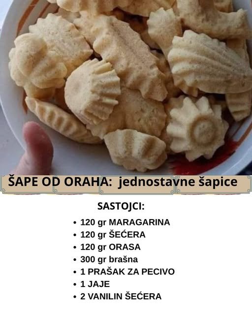 ŠAPE OD ORAHA – jako, jako fine i jednostavne šapice OBOŽAVAT ĆETE IH