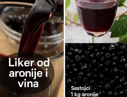 Domaći liker od aronije i crnog vina-aromatičan, zdrav i savršen