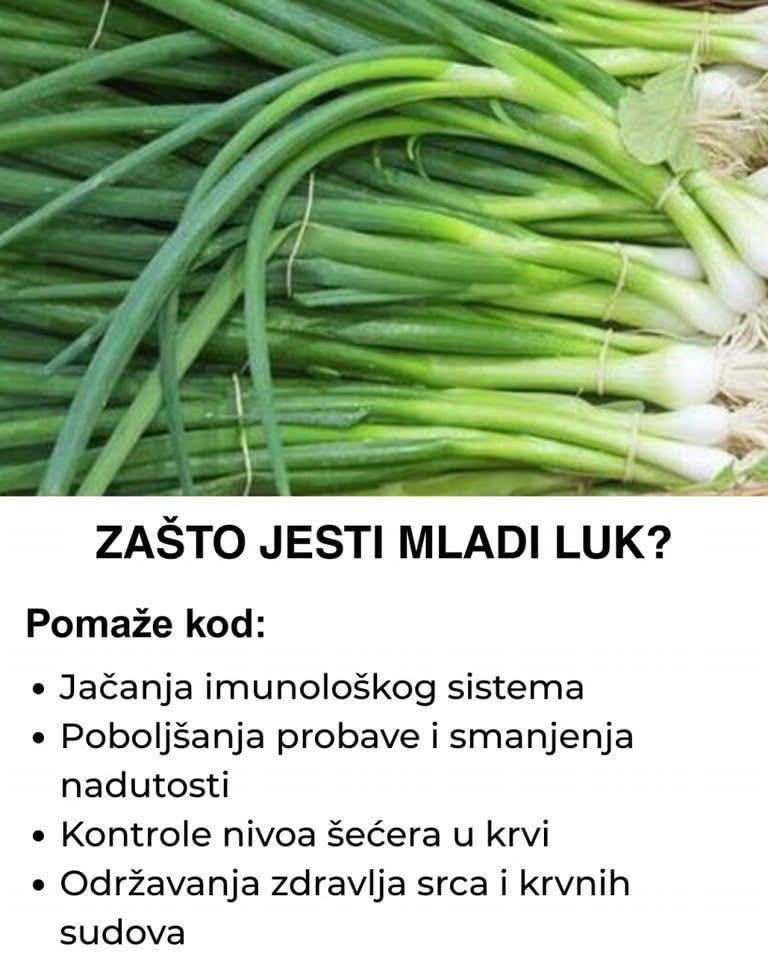 Pored toga što je ukusan, jako je i zdrav – Evo zašto biste trebali jesti mladi luk i kod čega sve pomaže