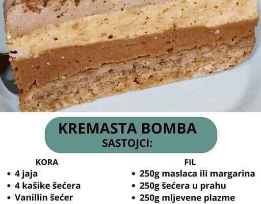 KREMASTA BOMBA: Torta sa plazmom, orasima i čokoladom koja osvaja!