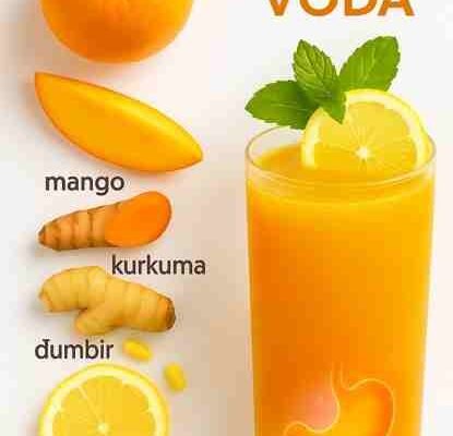 Šokantno čišćenje bubrega u samo 1 čaši? Isprobajte ovaj Golden Flush smoothie!