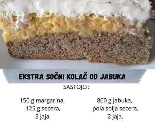 Ekstra sočni kolač od jabuka – Video recept