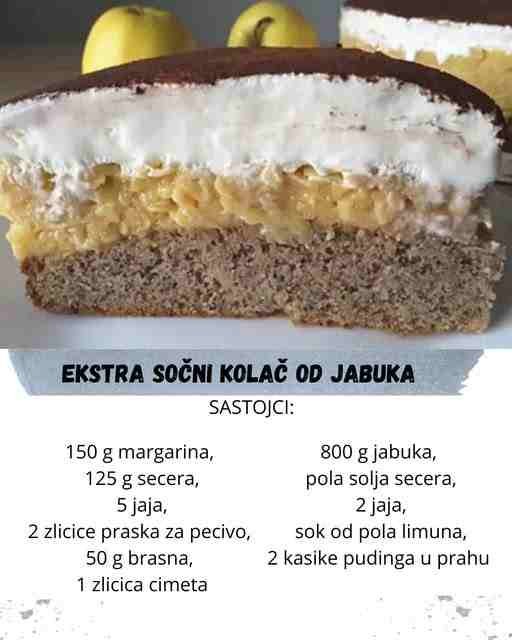 Ekstra sočni kolač od jabuka – Video recept