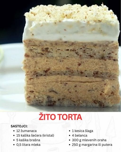 Žito torta iz bakine kuhinje – Tradicija koja nikada ne bledi!