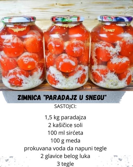 ZIMNICA KOJOJ NEMA PREMCA: Za paradajz u snegu mi baš svi traže recept!