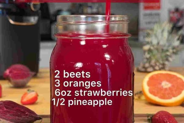 Nedostatak željeza je jedan od najčešćih zdravstvenih problema i može uzrokovati stalni umor, slabost i nizak nivo energije. Dobra vijest je da možete poboljšati nivo željeza na potpuno prirodan način uz jednostavne recepte za domaće sokove! Ovaj sok od 4 sastojka prepun je esencijalnih vitamina i minerala koji pomažu tijelu da efikasnije apsorbuje željezo i održava energiju tokom cijelog dana. Ovaj sok ne samo da vam daje prirodni energetski poticaj, već i podržava bolju probavu, jača imunitet i doprinosi zdravijoj koži. To je osvježavajući način da svom tijelu pružite hranljive materije koje su mu potrebne—bez oslanjanja na suplemente ili vještačke napitke. Zamislite—samo 4 jednostavna sastojka, pomiješana zajedno, mogu vam dati više od 1 litra svježeg, ukusnog soka. Brzo se priprema, fenomenalnog je ukusa i savršen je za cijelu porodicu. Započnite jutro ovim živopisnim napitkom i osjetit ćete razliku u energiji i fokusu. 🥤 Sastojci: 2 srednje narandže (bogate vitaminom C, pomažu boljoj apsorpciji željeza) 2 srednje jabuke (prirodni izvor željeza i vlakana) 1 srednja cvekla (prepuna željeza i folata za zdrave krvne ćelije) 1 šolja jagoda (bogate vitaminom C i antioksidansima) 👉 Samo dobro operite sve sastojke, iscijedite ih u sokovniku (ili izmiksajte u blenderu ako je potrebno) i uživajte u čaši prirodnog zdravlja. Ovaj recept daje preko 1 litra svježeg soka, pa imate dovoljno da podijelite s porodicom ili sačuvate u frižideru za kasnije. ❤️