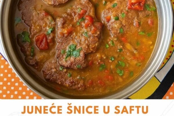 JUNEĆE ŠNICLE U SAFTU-SAVRŠENO MEKANE ŠNICLE U AR0MATIČN0M S0SU