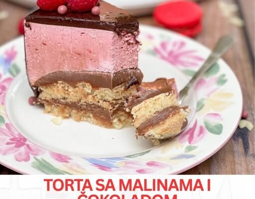 T0RTA SA MALINAMA I Č0K0LAD0M KA0 IZ P0SLASTIČARNICE