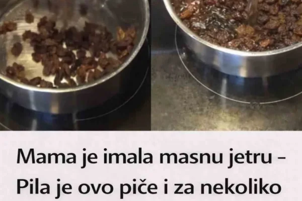 RECEPT: Prvo operite grožđice. Zatim sipati 750 ml vode i skloniti prije nego što prokuha. Sada dodajte šalicu grožđica i ostavite 15 minuta. Procijedite i operite čistom vodom na sobnoj temperaturi.U spremniku koji je hermetičan stavili smo grožđice. U loncu stavite 1 litru filtrirane vode. Zatim ulijte vodu u zdjelu s grožđem. Pusti stajati 24 sata. U hladnjaku. Ujutro možete uzeti vodu. U slučaju da želite detoksifikovati tijelo, popijte ovo piće na prazan želudac kako bi vam pomogao očistiti tijelo. Zapamtite da možete koristiti vodu grožđica u voćkama, antioksidansima, pa čak i dodati tekućinu u voćne salate.