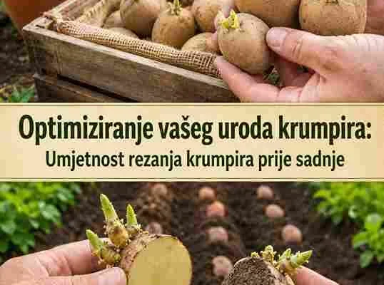 Zalijevanje i njega Redovno, ali umjereno zalijevanje je ključno. Previše vode može dovesti do truljenja, dok premalo usporava rast. Prednosti ove metode Veći prinos Rezanje krompira omogućava da se dobije više biljaka iz iste količine sjemena. Ekonomičnost Ova metoda smanjuje troškove sadnje jer se koristi manja količina sjemenskog krompira. Zaključak Pravilno rezanje krompira prije sadnje je jednostavna, ali veoma korisna tehnika. Uz malo pažnje i pravilnu pripremu, možete značajno povećati prinos i dobiti zdraviju i produktivniju berbu.