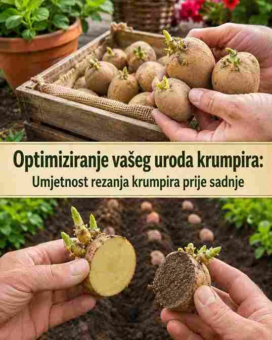 Zalijevanje i njega Redovno, ali umjereno zalijevanje je ključno. Previše vode može dovesti do truljenja, dok premalo usporava rast. Prednosti ove metode Veći prinos Rezanje krompira omogućava da se dobije više biljaka iz iste količine sjemena. Ekonomičnost Ova metoda smanjuje troškove sadnje jer se koristi manja količina sjemenskog krompira. Zaključak Pravilno rezanje krompira prije sadnje je jednostavna, ali veoma korisna tehnika. Uz malo pažnje i pravilnu pripremu, možete značajno povećati prinos i dobiti zdraviju i produktivniju berbu.