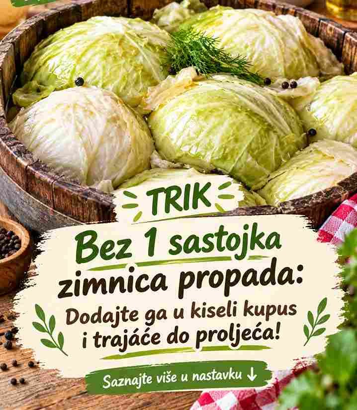 Bez ovih važnih koraka kiseli kupus može se pokvariti: Kako ga pravilno pripremiti da traje do proljeća
